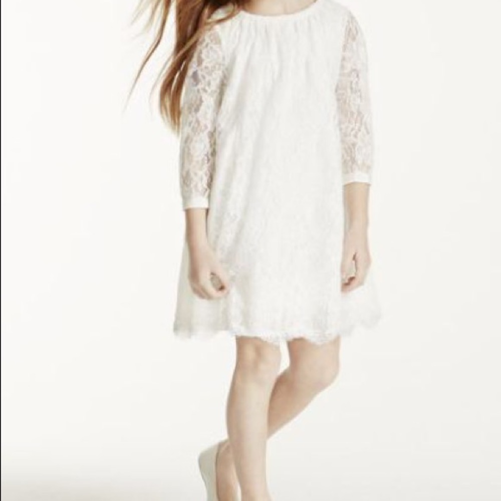 David Bridal White Dress